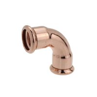 Navigator Press Fit M Profile Water 90 Degree Equal Elbow 15mm Copper PFWE-15