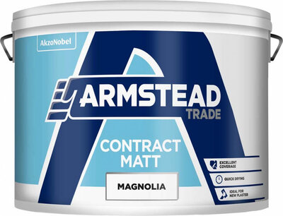 Armstead Trade Contract Matt Magnolia 10L Paint 5218584