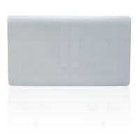 TRENDI BOUBLE BLANK PLATE SILVER