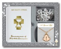 Communion Gift Set/White Symbolic   (C5207)