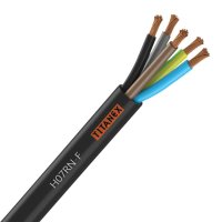 Titanex H07-RNF 4mm 5 Core Rubber Cable (Sold Per Metre)