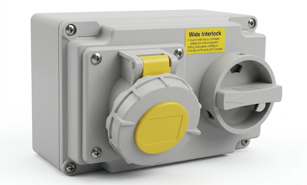 Ebasee CEE IP67 32A Combi Unit 3X32A 110V Yellow