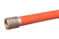 32mm 1.1/4" RED HEAVY HALF RANDOM 3.25M SINGLE SOCKETED TUBE (PER Length)