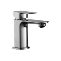 Tucker French Exelby Mono Basin Mixer Tap Chrome with Click Waste Chrome