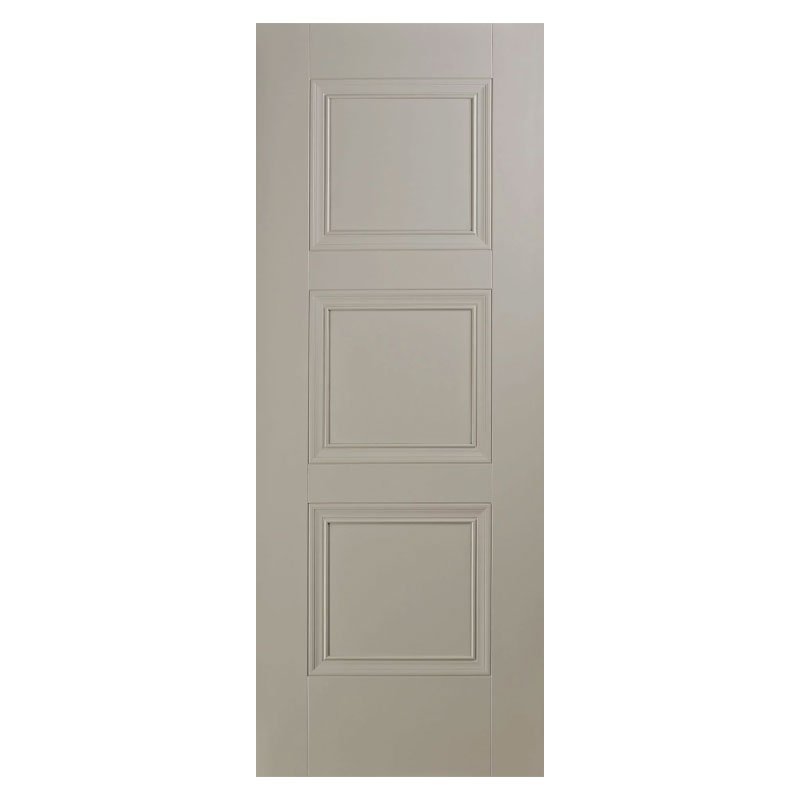 A0951 Vienna 3 Panel Silk Grey Premium Primed