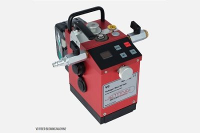 V0 fiber blowing machine for cable &Oslash; 0,8-6mm and duct &Oslash; 3-16mm with JetLogger