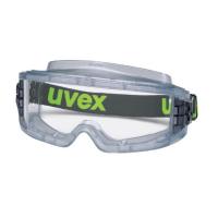 Uvex Ultravision Safety Goggle, Transparent Grey