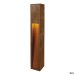 RUSTY SLOT 80CM BOLLARD