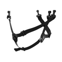 Baseworker 4-point chinstrap securely fitted on JSP EVO helmet