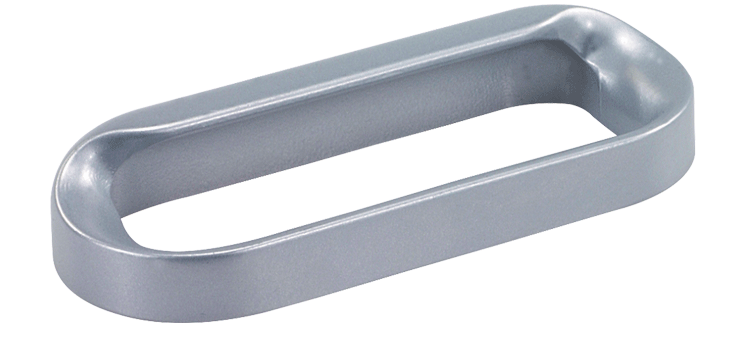 Aluminium Lead Edge Handles Length 110 Height 20 Silver Powder Coated