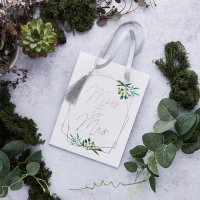 Geometric Greenery 'Miss To Mrs' Party Bags - Pack of 5