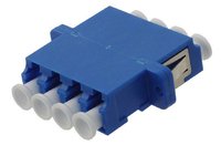 ADAPTOR LC/PC BLUE QUAD FLANGE