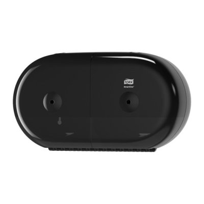 Tork SmartOne® Mini Twin Toilet Roll Dispenser Black T9 682008