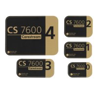 Carestream CS7600 Smart Phosphor Plate V2 Size 1  Pack 4