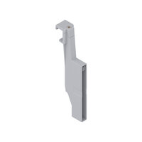 End connector for Cross Divider Z40LXXX for ANTARO pan Drawer Grey