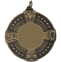 50mm 4 Province Medallion (Antique Gold)