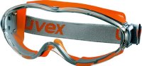 Uvex Safety Goggle with Clear Lens - Orange One size