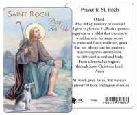 Prayer Leaflet/Saint Roch   (71898)