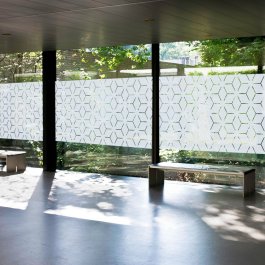 ASLAN E 300 – Glass Decoration Film with a Sandblasted Look