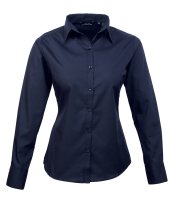 Premier Ladies Long Sleeve Poplin Shirt