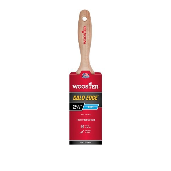 Wooster Gold Edge Varnish 2.5" Brush 