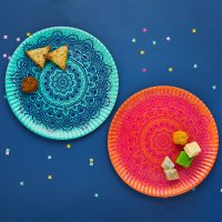 Mandala Large Paper Platter - Pack of 2