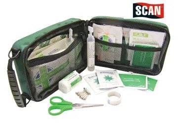 Household & Burns First Aid Kit, 45 Piece