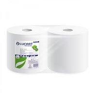 Lucart Eco Industrial Roll White 2Ply 1000 sheets 350m x 2 rolls