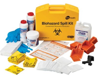 HYCLENZ 10 PERSON BODY FLUID SPILL KIT