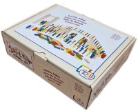 Domino rally in a cotton bag. (Boxed)
