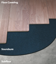 SONIXX SOUNDSURE 300 ACOUSTIC UNDERLAY 3mmx 1m x 10m (10m2)