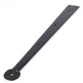 33238 - Black 18 Inch Penny End Hinge Front (Pair)