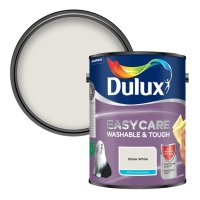 Dulux Easycare Shale White Colour Swatch & 5L Paint Tin