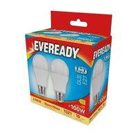 S15307 Eveready LED GLS 100W E27 W/WHITE BOXED 2PK x 6