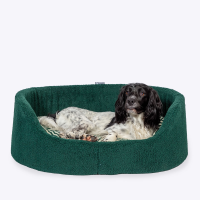 Danish Design Green Fleece Herringbone Slumber Bed