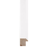 Matt White Closed Grain