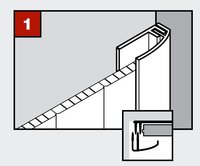 Duma White 2-Part Clipon Start & Edge Trim 2.6mtr T68