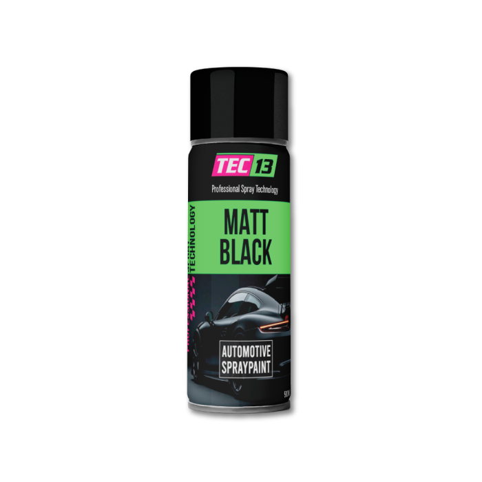Matt Black Spraypaint 