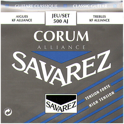Savarez Corum guitar string set KF trebles