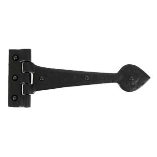 33885 - Black Textured 10 Inch Cast T Hinge (Pair)