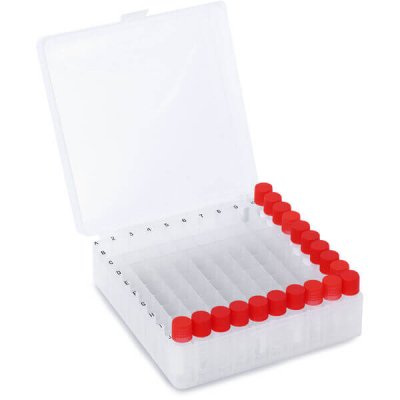 1 Magnetic Covered 100 Microtube Box