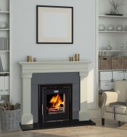 Waterford Stanley Cara Glass Insert Eco Stove