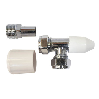 15MM Reversible Trent Angled Radiator Valve 15MM Tail Nut 312820