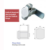 LF4452 LATCH LOCK 19MM X 31.7MM 50MM CAM