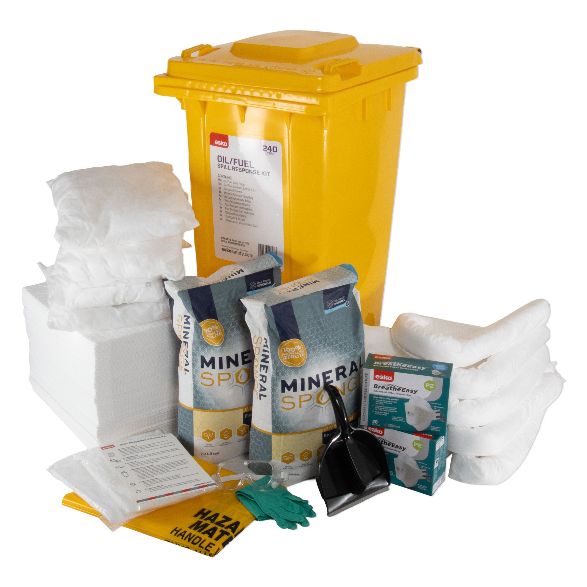 Oil/Fuel Mobile Spill Kit 240L