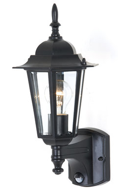 Mercator Tilbury Coach Light Black with Sensor