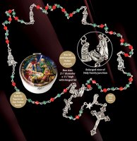 Porcelain Box/Nativity/Rosary  (61620)