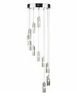 Galileo 12 Light Cluster LED Pendant,Polished Chrome | LV1802.0067