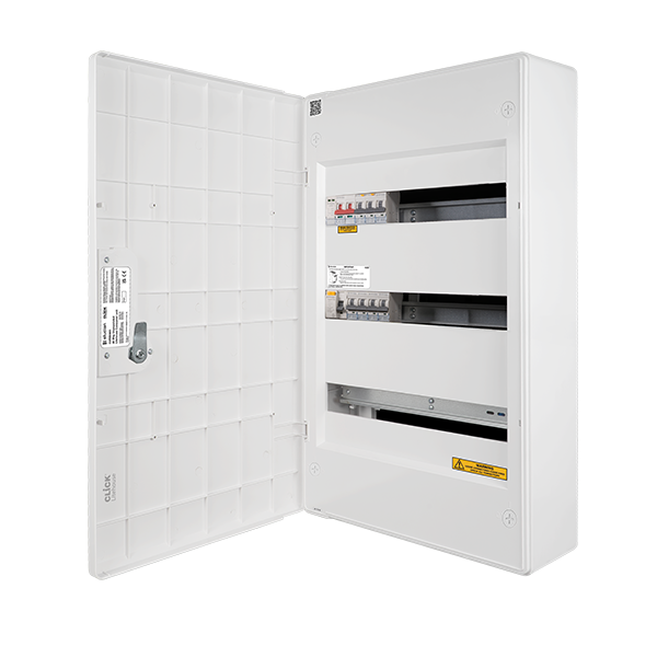 Click Elucian 3x18 Row 100A SPD Consumer Unit CUPEB5401