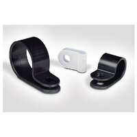 P-Type Cable Clip 9.5mm Max Diameter Natural